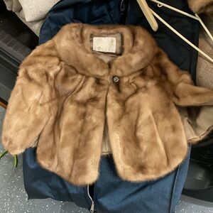 Real Vintage Fur Shawl